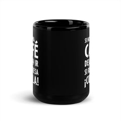 Déjala ir | Taza negra brillante