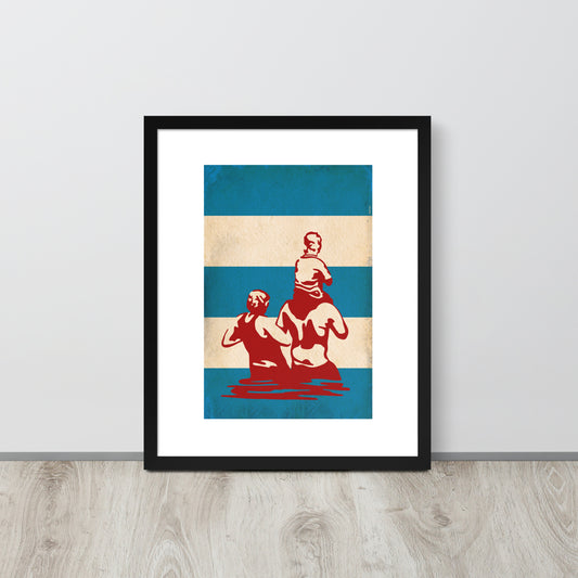 Río Bravo | Póster con marco