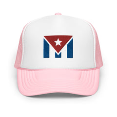 Bandera cubana | Gorra trucker con frontal de espuma
