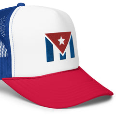 Bandera cubana | Gorra trucker con frontal de espuma