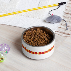 ¡Pésimo servicio! | Plato para mascota
