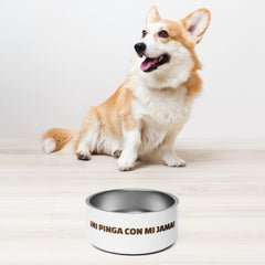 ¡Ni pinga con mi jama! | Plato para mascota