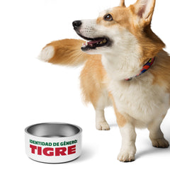 Identidad de género: Tigre | Plato para mascota