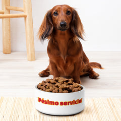 ¡Pésimo servicio! | Plato para mascota