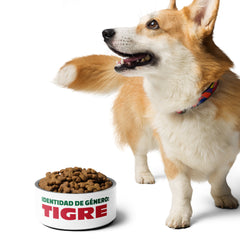 Identidad de género: Tigre | Plato para mascota