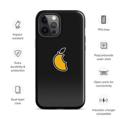 Mango | Fondo Negro | Funda dura para iPhone