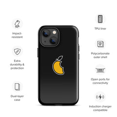 Mango | Fondo Negro | Funda dura para iPhone