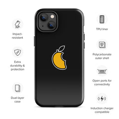 Mango | Fondo Negro | Funda dura para iPhone