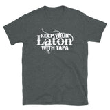 Keep your latón with tapa | Camiseta oscura de manga corta unisex