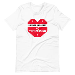 No Trespassing | Camiseta de manga corta unisex