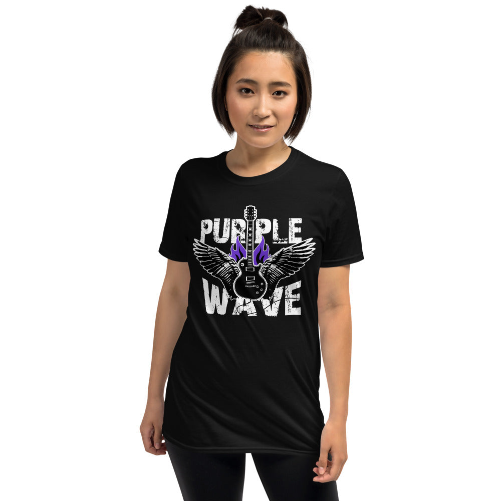 Purple Wave Light Theme | Camiseta de manga corta unisex - Gozanding | Online Store