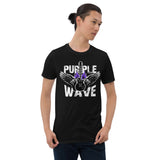 Purple Wave Light Theme | Camiseta de manga corta unisex - Gozanding | Online Store