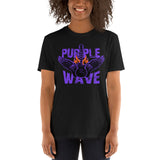 Purple Wave Dark Theme | Camiseta de manga corta unisex - Gozanding | Online Store
