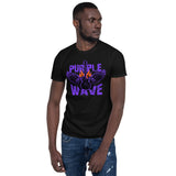 Purple Wave Dark Theme | Camiseta de manga corta unisex - Gozanding | Online Store