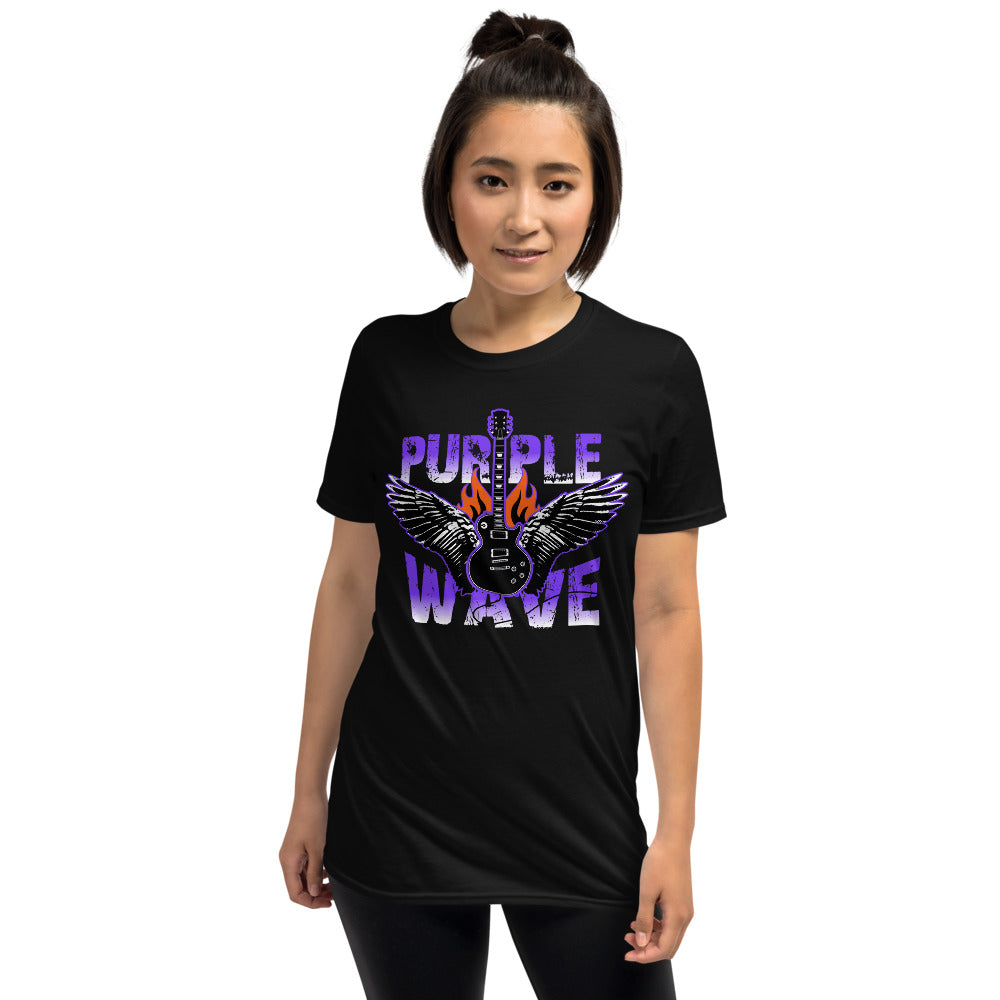 Purple Wave Color Theme | Camiseta de manga corta unisex - Gozanding | Online Store