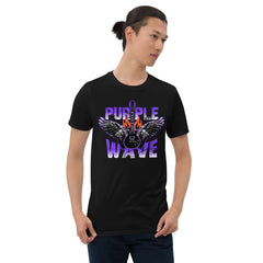 Purple Wave Color Theme | Camiseta de manga corta unisex - Gozanding | Online Store