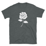 Cultivo una rosa blanca | Camiseta de manga corta unisex - Gozanding | Online Store