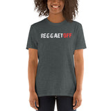 ReggaetOFF (Una línea) | Camiseta oscura de manga corta unisex