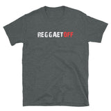 ReggaetOFF (Una línea) | Camiseta oscura de manga corta unisex