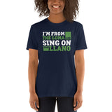 I'm from the loma and sing on the llano | Camiseta de manga corta unisex - Gozanding | Online Store