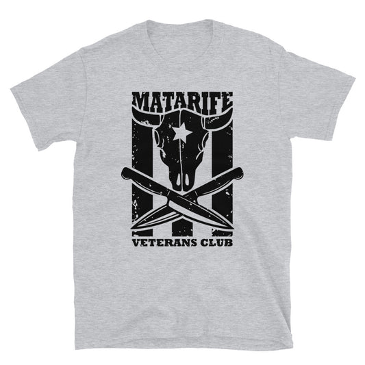 Matarife Veterans Club | Camiseta clara de manga corta unisex - Gozanding | Online Store