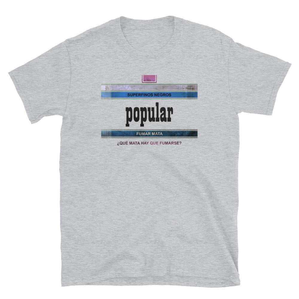 ¿Qué mata hay que fumarse? | Camiseta clara de manga corta unisex - Gozanding | Online Store