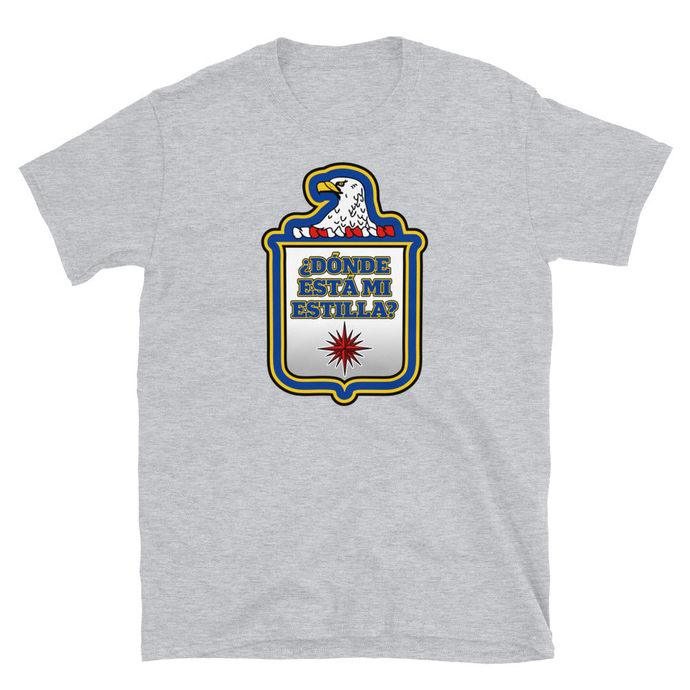 ¿Dónde está mi estilla? | Camiseta de manga corta unisex - Gozanding | Online Store