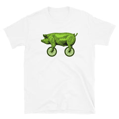 Puerco sobre ruedas | Camiseta de manga corta unisex - Gozanding | Online Store