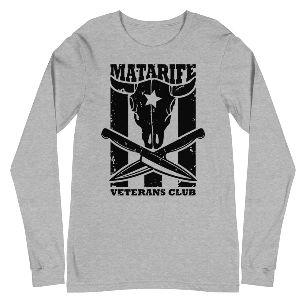 Matarife Veterans Club | Camiseta clara manga larga unisex - Gozanding | Online Store