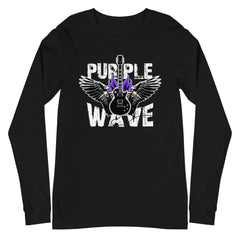 Purple Wave Light Theme | Camiseta manga larga unisex - Gozanding | Online Store