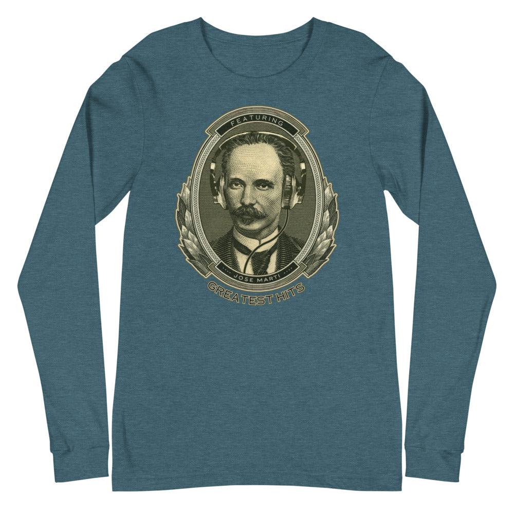 José Martí Greatest Hits | Camiseta manga larga unisex - Gozanding | Online Store