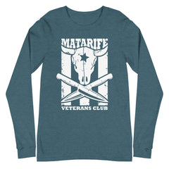 Matarife Veterans Club | Camiseta oscura manga larga unisex - Gozanding | Online Store