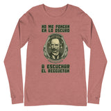 No me pongan en lo oscuro | Camiseta manga larga unisex - Gozanding | Online Store