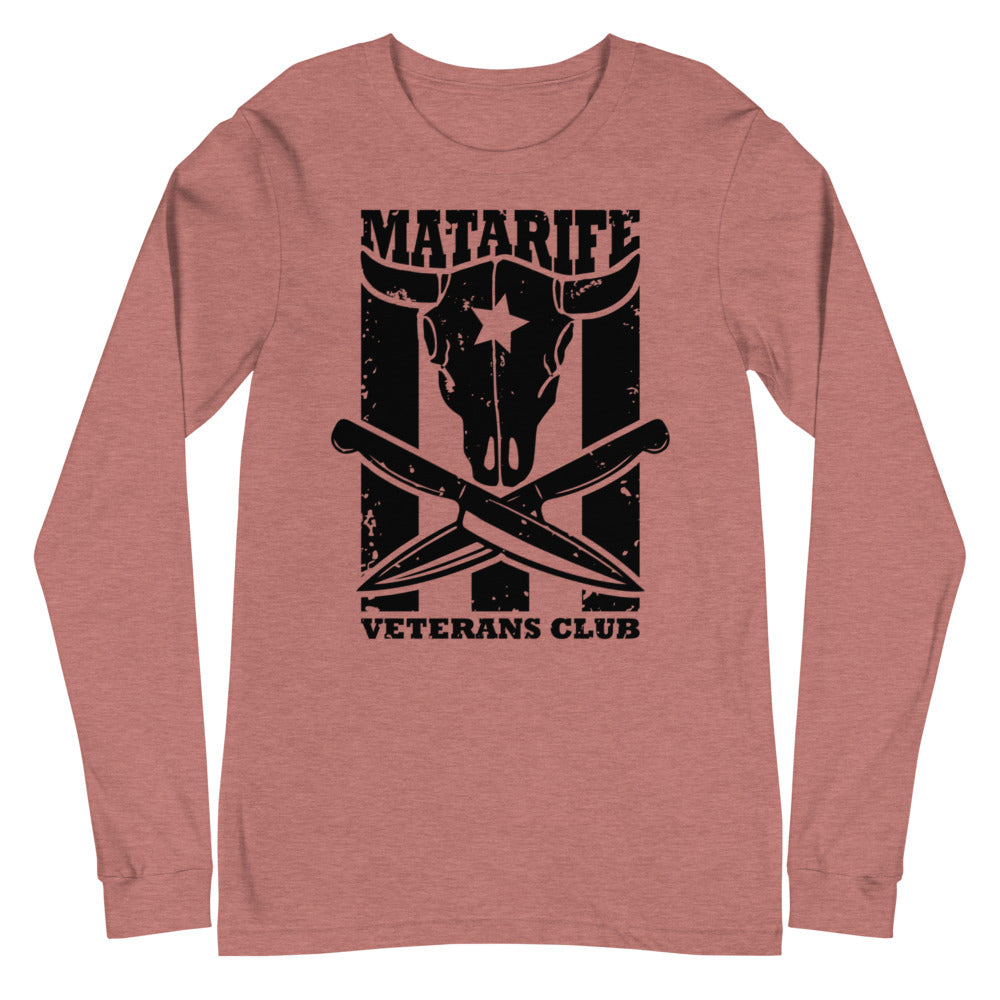 Matarife Veterans Club | Camiseta clara manga larga unisex - Gozanding | Online Store