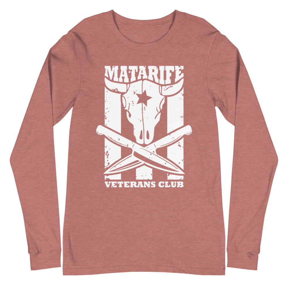 Matarife Veterans Club | Camiseta oscura manga larga unisex - Gozanding | Online Store