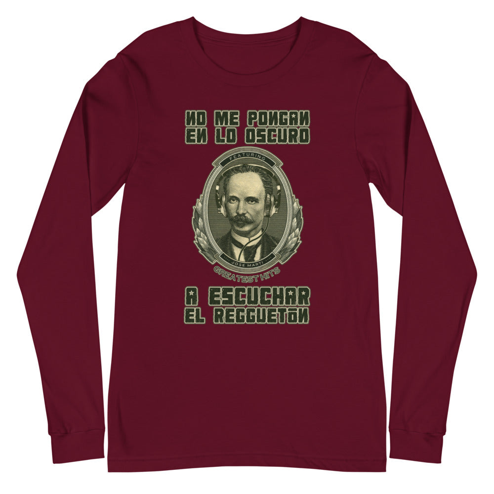 No me pongan en lo oscuro | Camiseta manga larga unisex - Gozanding | Online Store