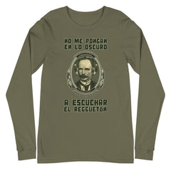 No me pongan en lo oscuro | Camiseta manga larga unisex - Gozanding | Online Store