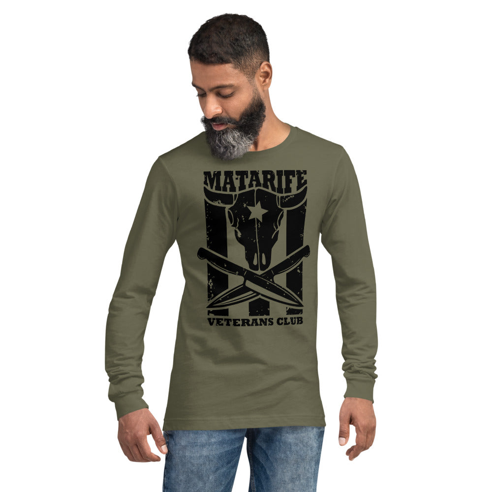 Matarife Veterans Club | Camiseta clara manga larga unisex - Gozanding | Online Store
