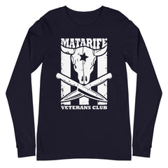 Matarife Veterans Club | Camiseta oscura manga larga unisex - Gozanding | Online Store