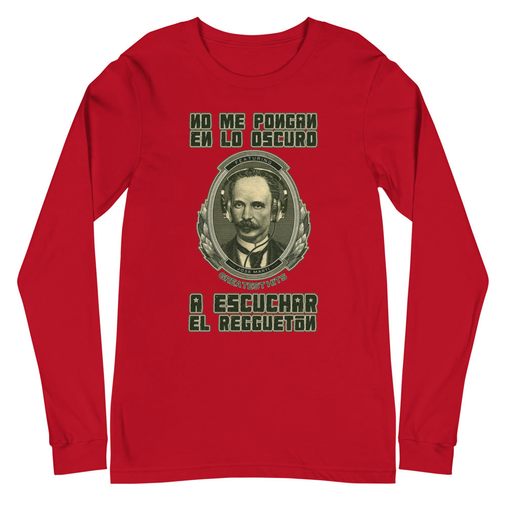 No me pongan en lo oscuro | Camiseta manga larga unisex - Gozanding | Online Store