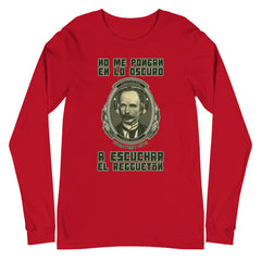 No me pongan en lo oscuro | Camiseta manga larga unisex - Gozanding | Online Store