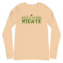 Hasta la Victoria Miente | Camiseta manga larga unisex - Gozanding | Online Store