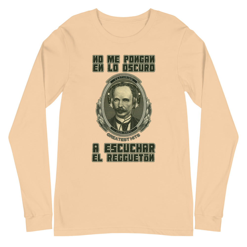 No me pongan en lo oscuro | Camiseta manga larga unisex - Gozanding | Online Store