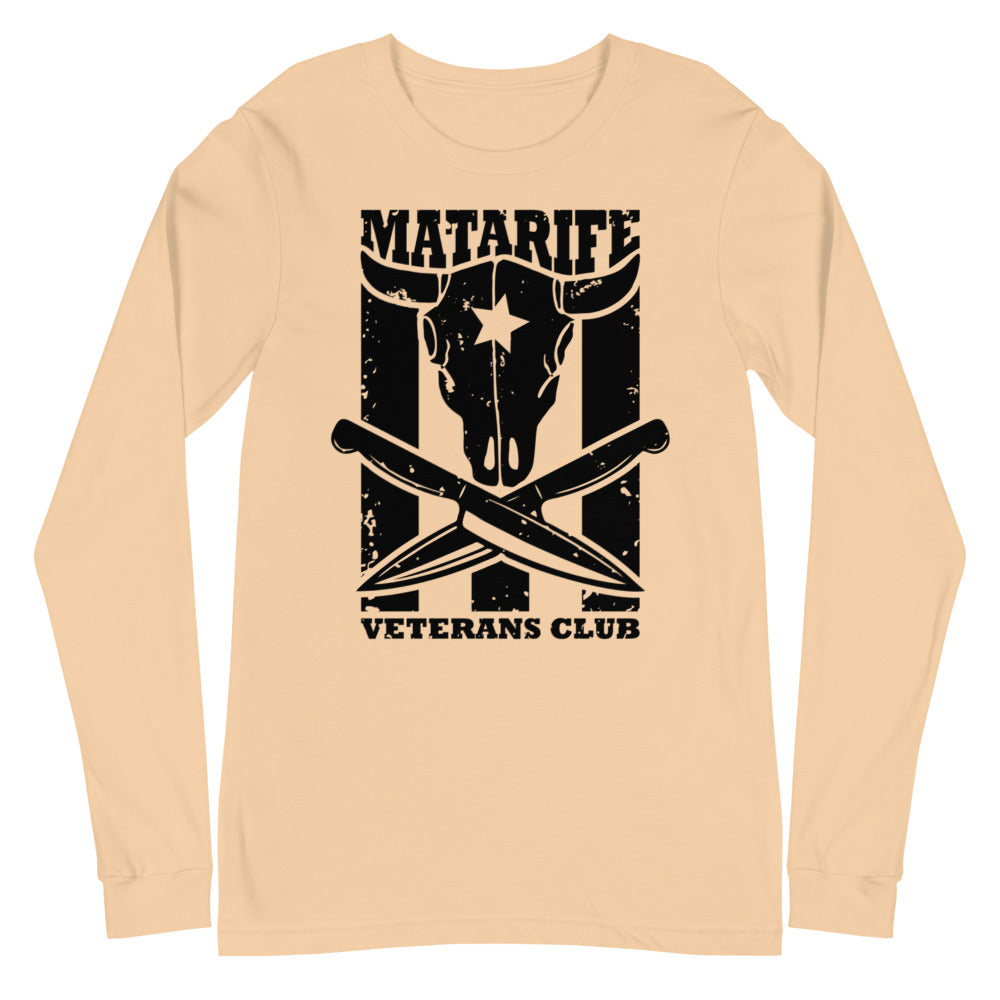 Matarife Veterans Club | Camiseta clara manga larga unisex - Gozanding | Online Store