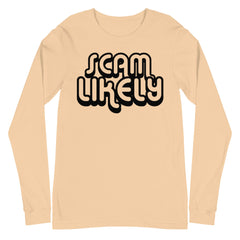 Scam Likely | Camiseta clara manga larga unisex - Gozanding | Online Store