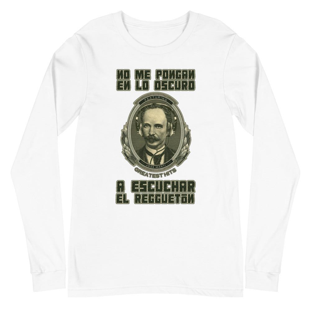 No me pongan en lo oscuro | Camiseta manga larga unisex - Gozanding | Online Store