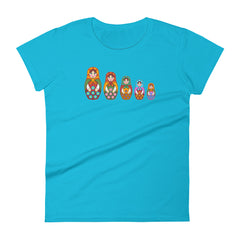 Matrioshka | Camiseta de manga corta para mujer - Gozanding | Online Store