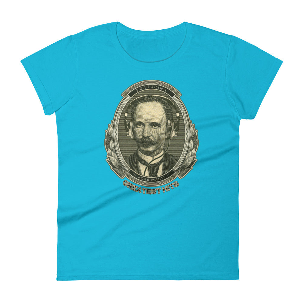 José Martí Greatest Hits | Camiseta de manga corta para mujer - Gozanding | Online Store