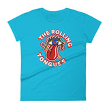 The Rolling Tongues | Camiseta de manga corta para mujer - Gozanding | Online Store