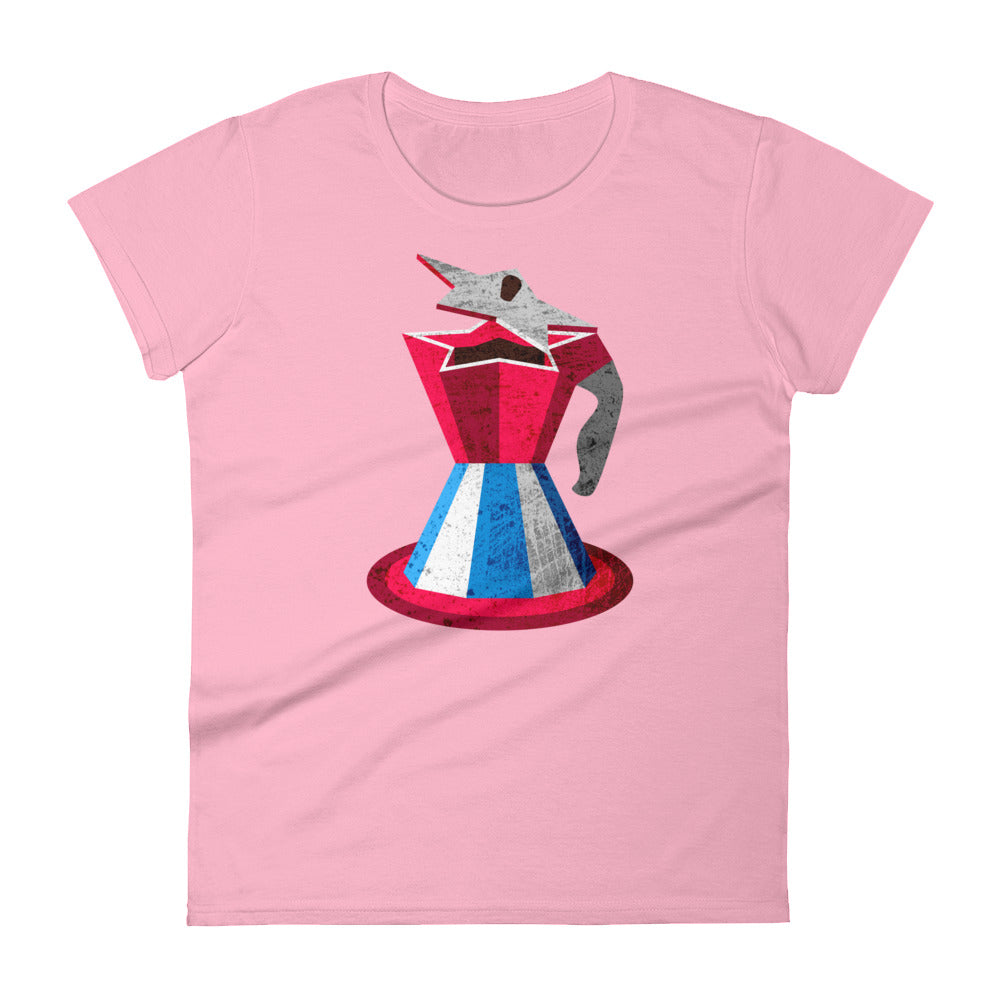 Cafetera Cubana | Camiseta de manga corta para mujer - Gozanding | Online Store